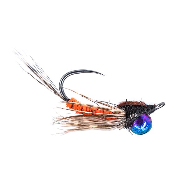 Classic Jig Off Mayfly Nymph TG BL Red
