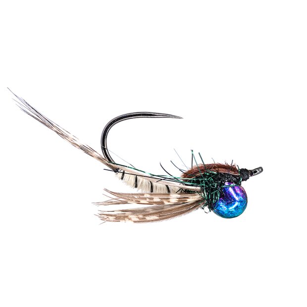 Classic Jig Off Mayfly Nymph TG BL White
